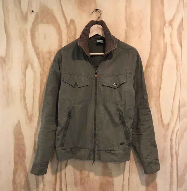 Nike bomber jacket vintage grey tag