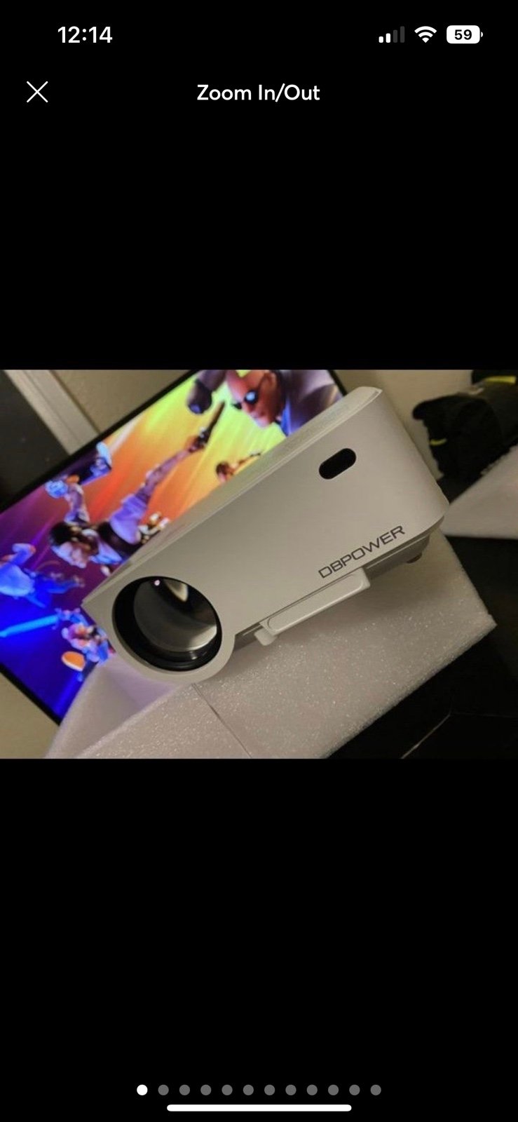 DBPOWER T20 1500 Lumens LCD Mini Project
