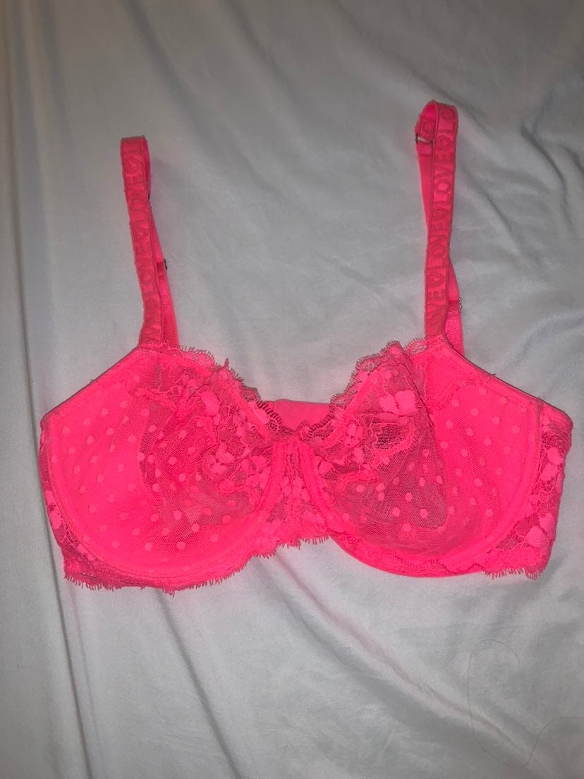 Victorias Secret Vintage Sheer Lace Demi Underwire 34B Burgundy NWOT Victorias Secret Vintage Sheer Lace Demi Underwire 34B Burgundy NWOT