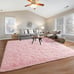 Fluffy Pink Rug for Bedroom Living Room, 4x6 Feet Rectangle Large Rug NEW