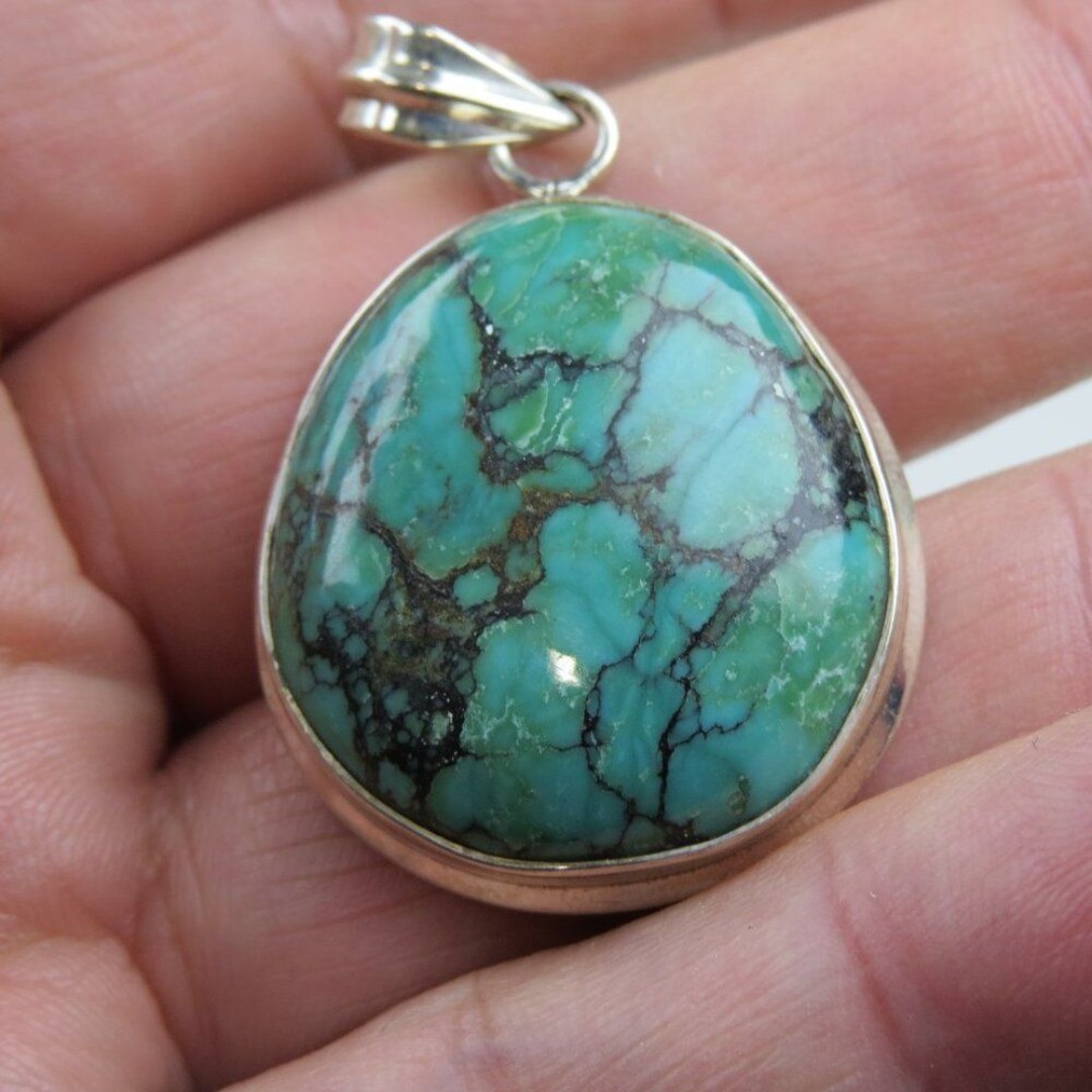 300 Turquoise Sterling Silver Pendent