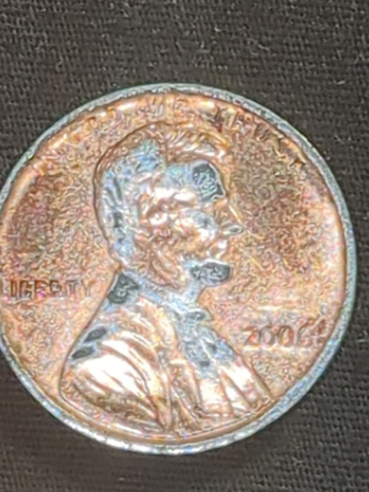 2006 Lincoln Memorial Cent Plating Error