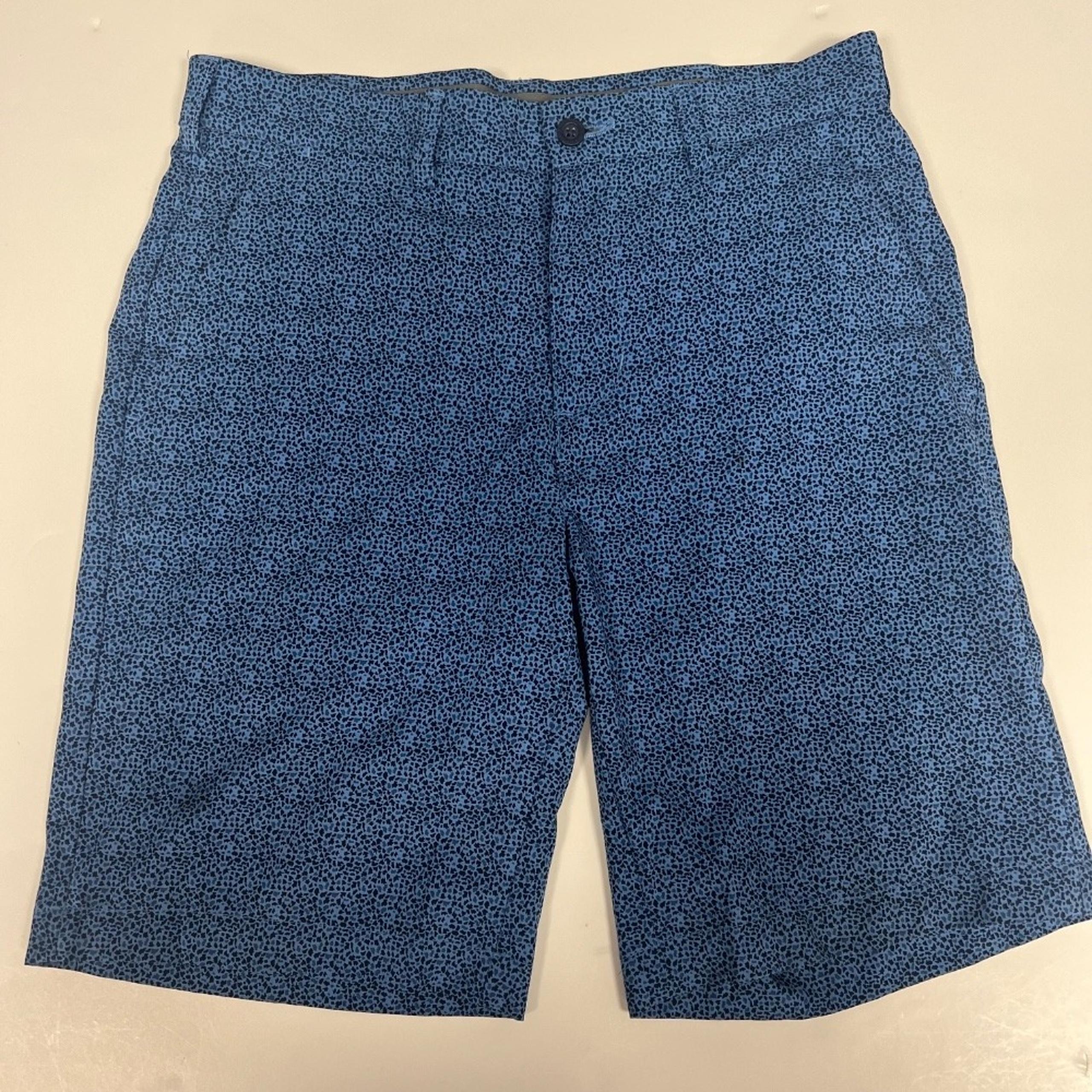 Nicklaus Golf Shorts Blue Pattern Performance Lightweight Size 30