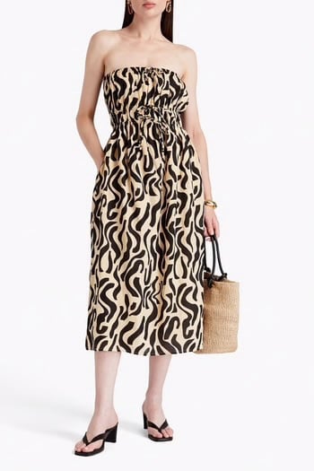 Faithful the brand Contessa Midi Dress La Cateau Print 6