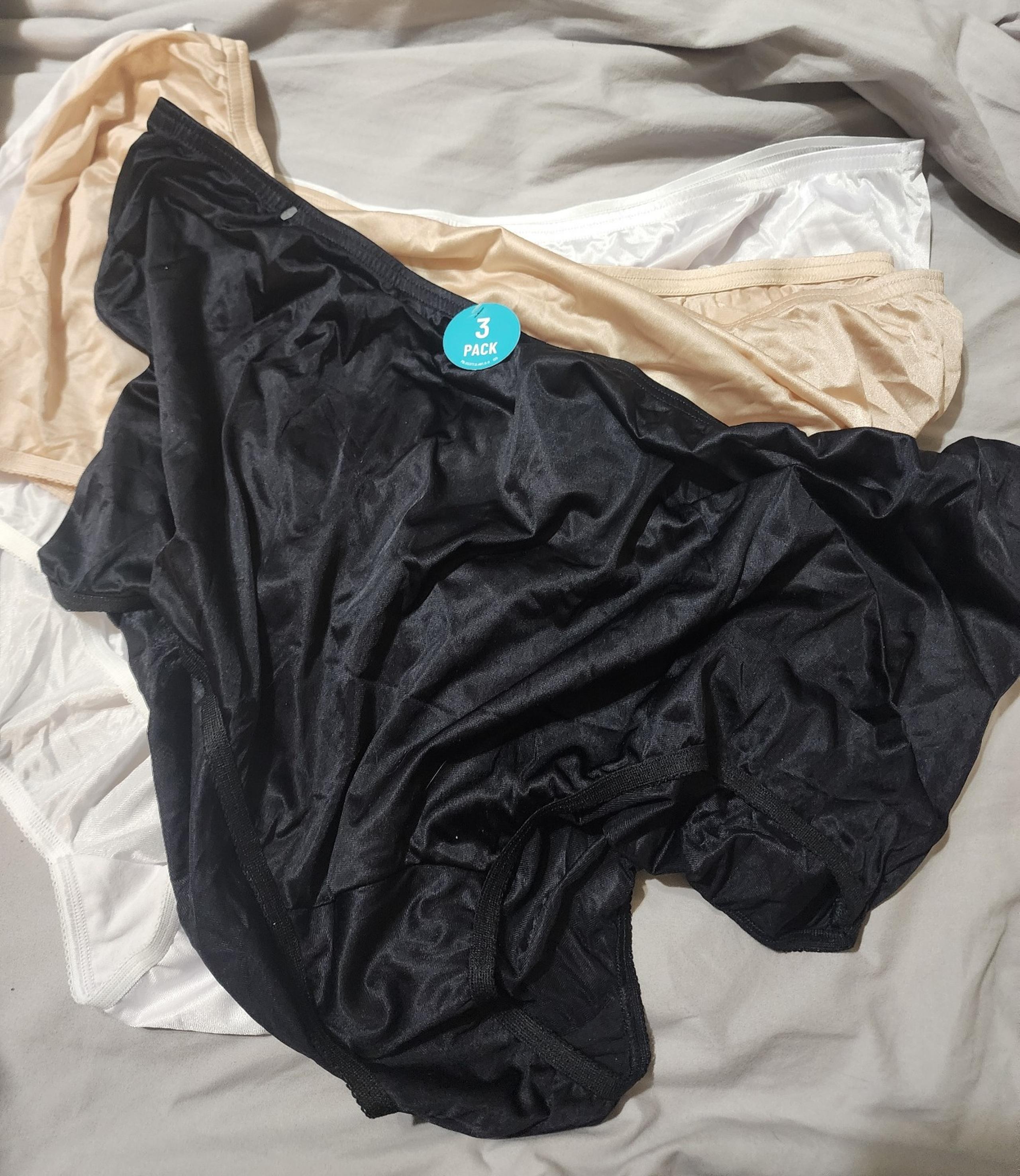 NWT - Women's 3-Pack Black, White, and Tan Panties