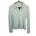 Daniel Bishop Womens M Light Green Cashmere Pullover Sweater Shawl Collar Knit