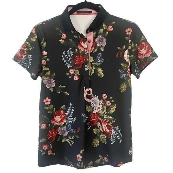 NWT Greyson Women's On Point Scarlett Golf Performance Polo Shirt SZ S