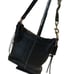 Coach Bleeker Black Leather Adjustable Strap Shoulder Bag Crossbody 10398