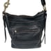 Coach Bleeker Black Leather Adjustable Strap Shoulder Bag Crossbody 10398