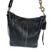 Coach Bleeker Black Leather Adjustable Strap Shoulder Bag Crossbody 10398