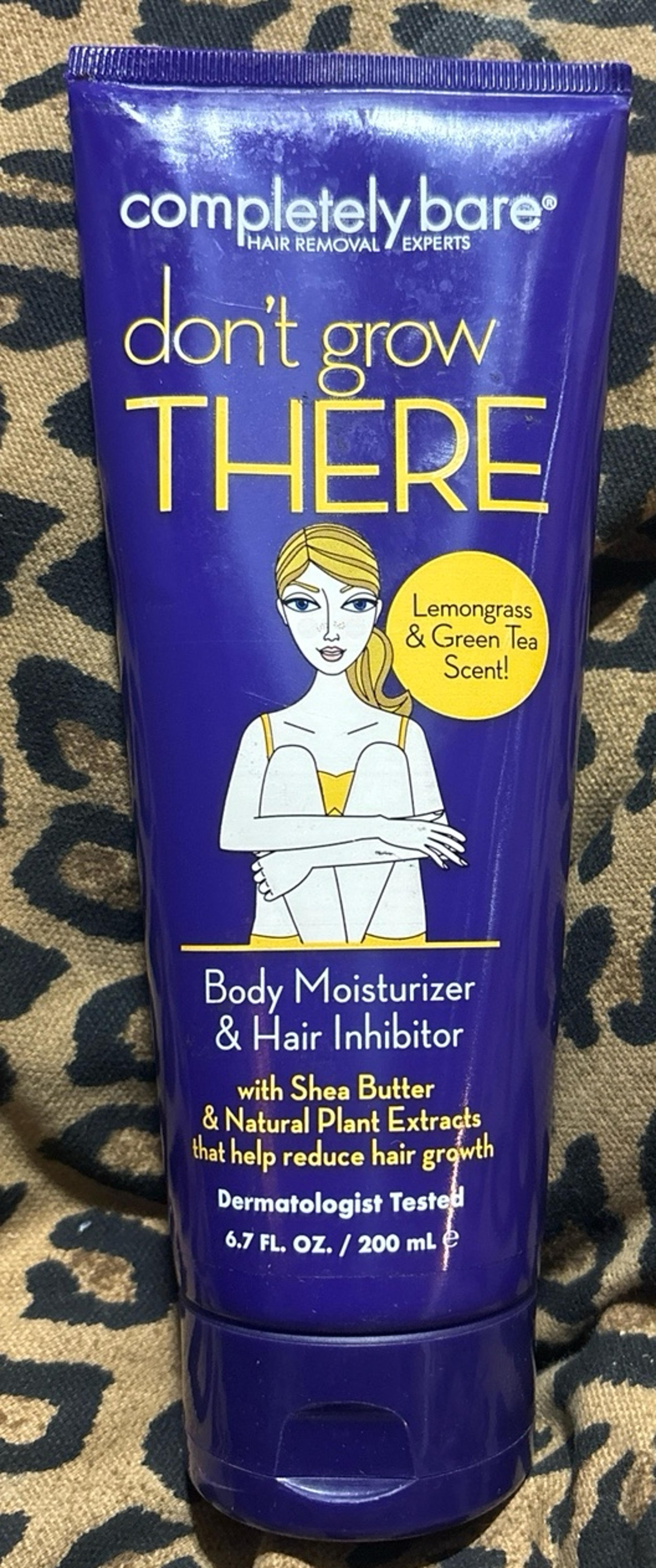 NEW Completely Bare Don’t Grow There Body Moisturizer & Hair Inhibiter