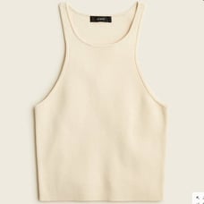 J.Crew Women’s Deep Midnight Supersculpt racerback sweater-tank - Size M