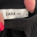 Zara Deep black One shoulder Sweater in medium