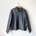 SADDLEBRED Black Leather Full-Zip Motorcycle Jacket