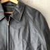 SADDLEBRED Black Leather Full-Zip Motorcycle Jacket
