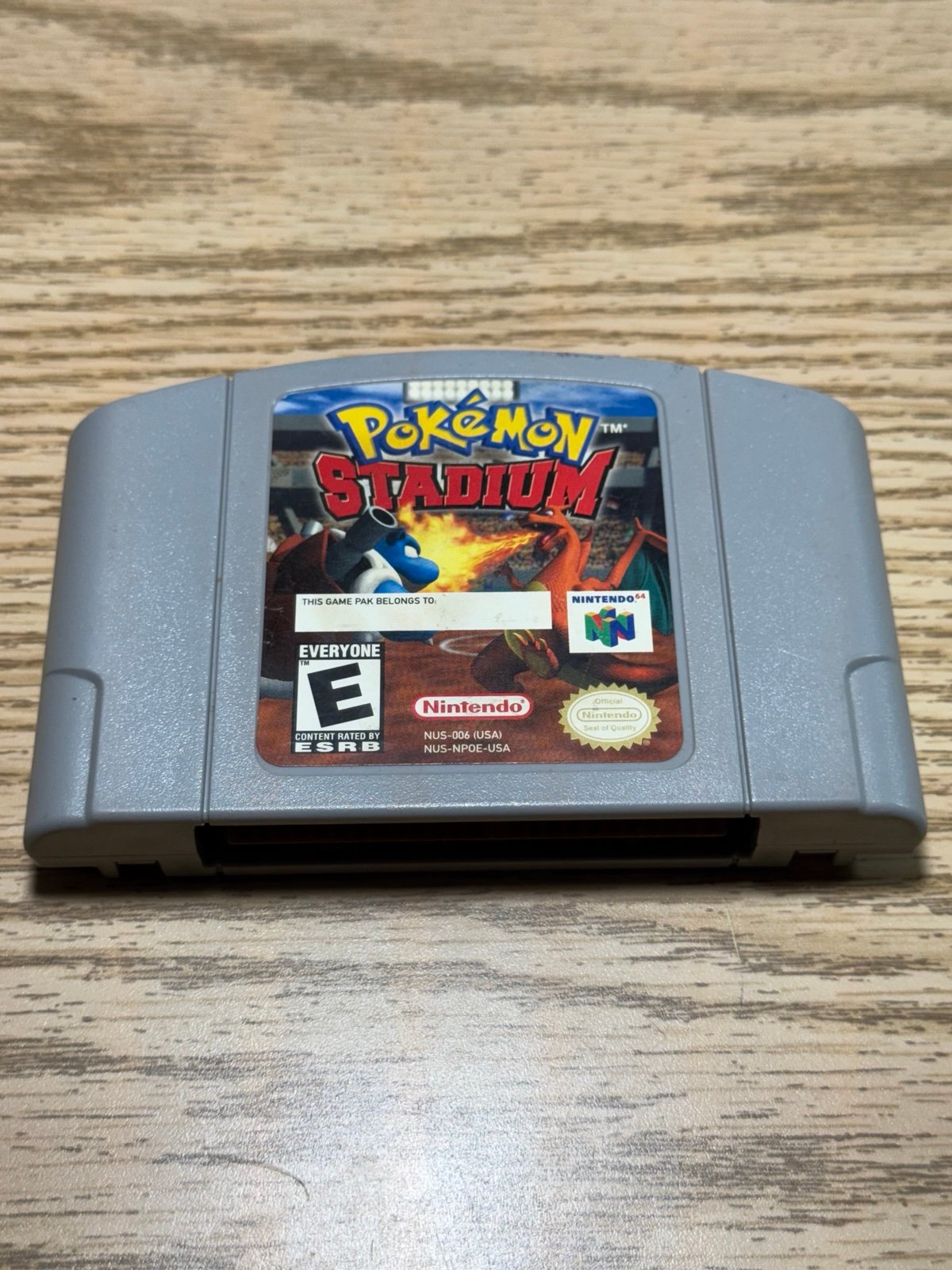 Pokemon Stadium (Nintendo 64, 2000) N64 Authentic Genuine Tested