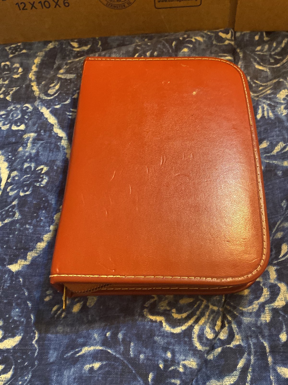 Art Deco 1950’s Men’s Leather Toiletries Case