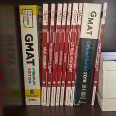 GMAT manhattan books w 4 practice exams