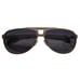 Breed Apollo Gold Tone Frame Double Bridge Dark Lenses Aviator Sunglasses Men’s