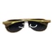 Breed Apollo Gold Tone Frame Double Bridge Dark Lenses Aviator Sunglasses Men’s