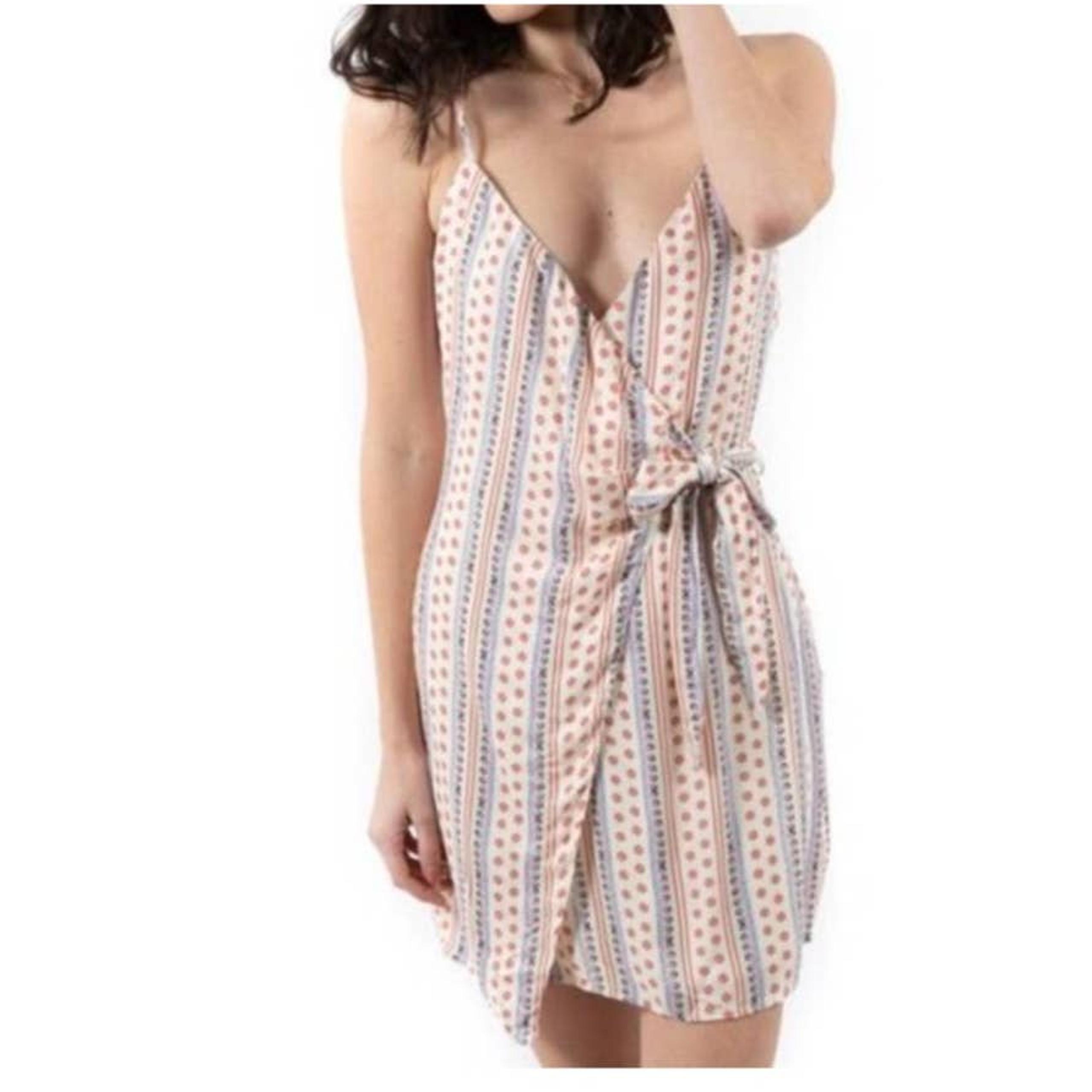 The Jetset Diaries Wild Child Wrap Mini Dress Floral Women's Size S