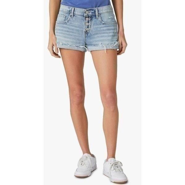 Lucky Brand Womens 18/34 Mid Rise Denim Boy Short