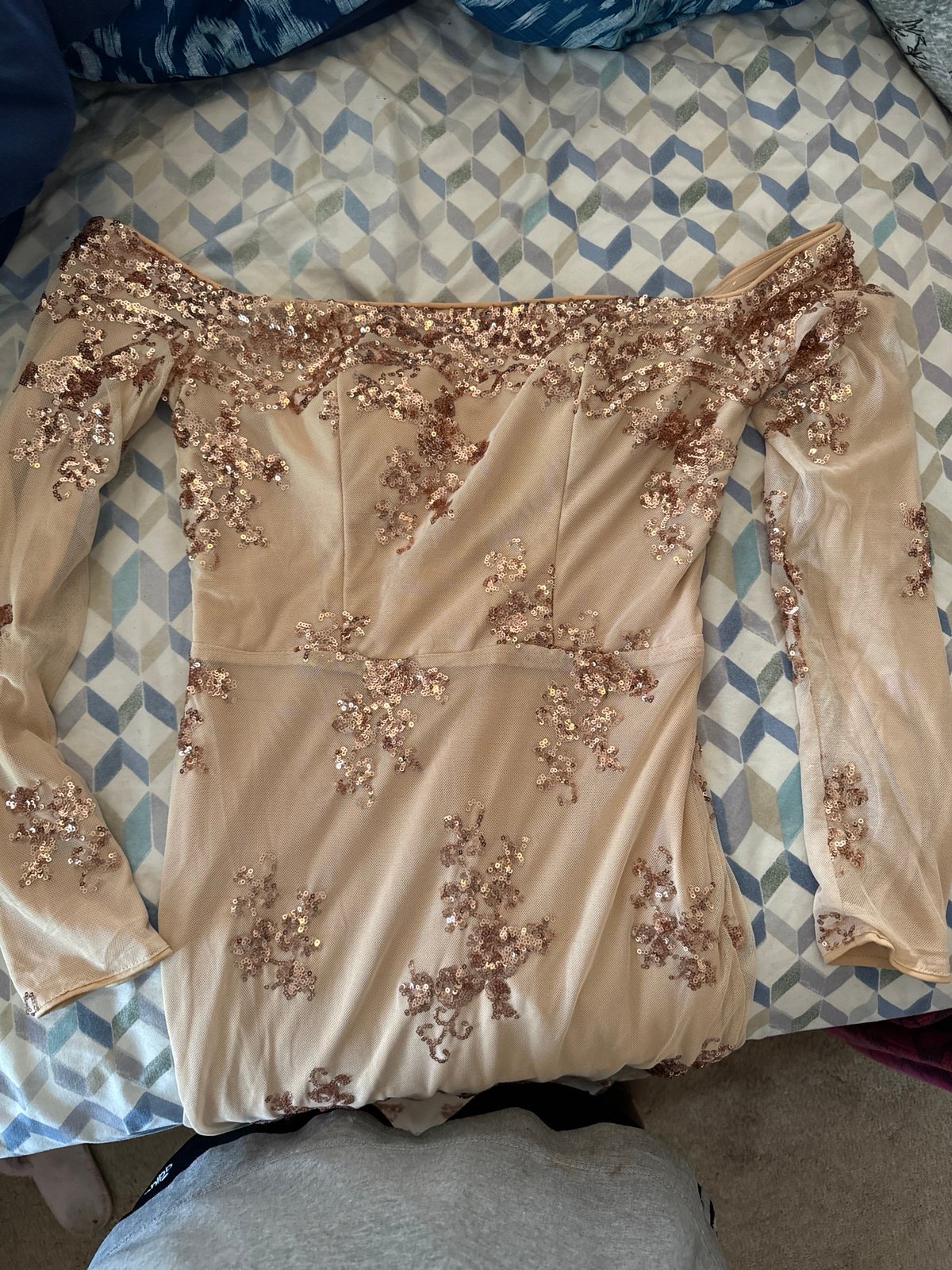 Long sequin gown
