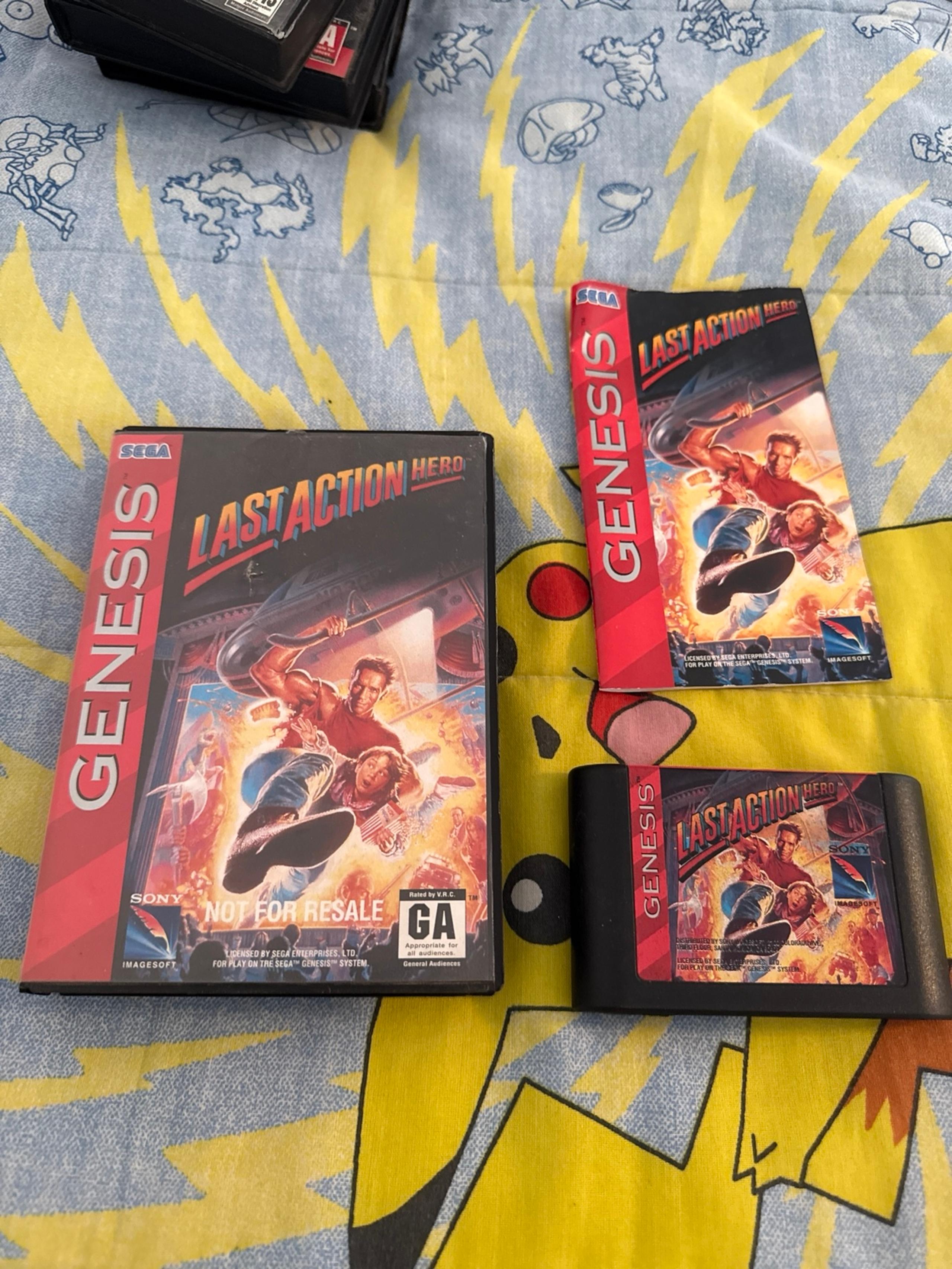 Last Action Hero Sega Genesis Complete In Box CIB Great Shape