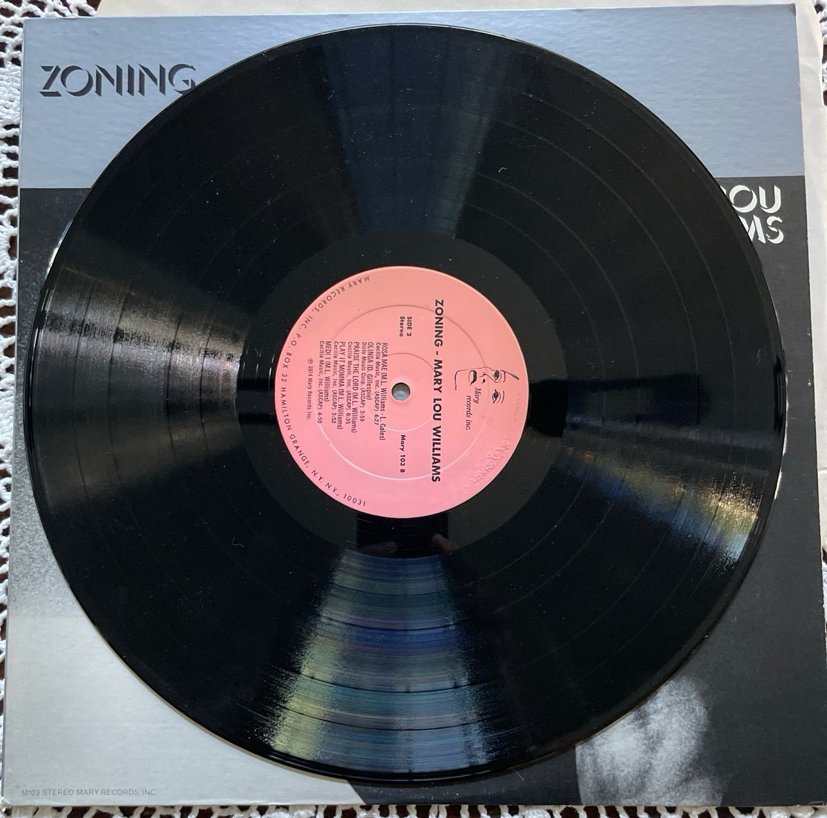 Mary Lou Williams ‎– Zoning Vinyl
