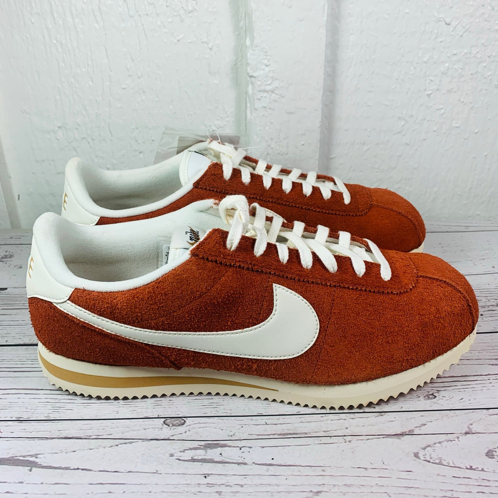 Nike Cortez SE Suede 'Dark Russet' (HF3142-200) Brown Suede Running Shoes Men 12