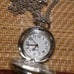 Howling Wolf Pocket Watch Necklace