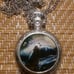 Howling Wolf Pocket Watch Necklace