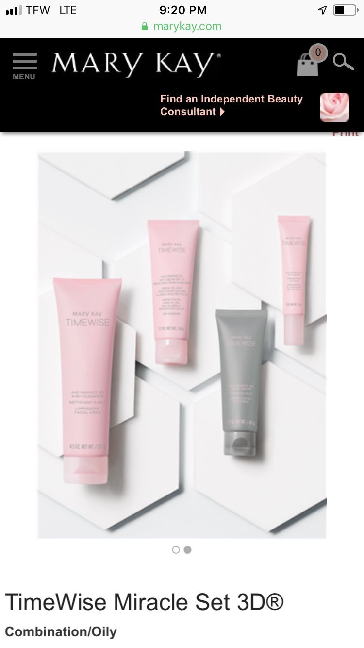Mary Kay Timewise set
