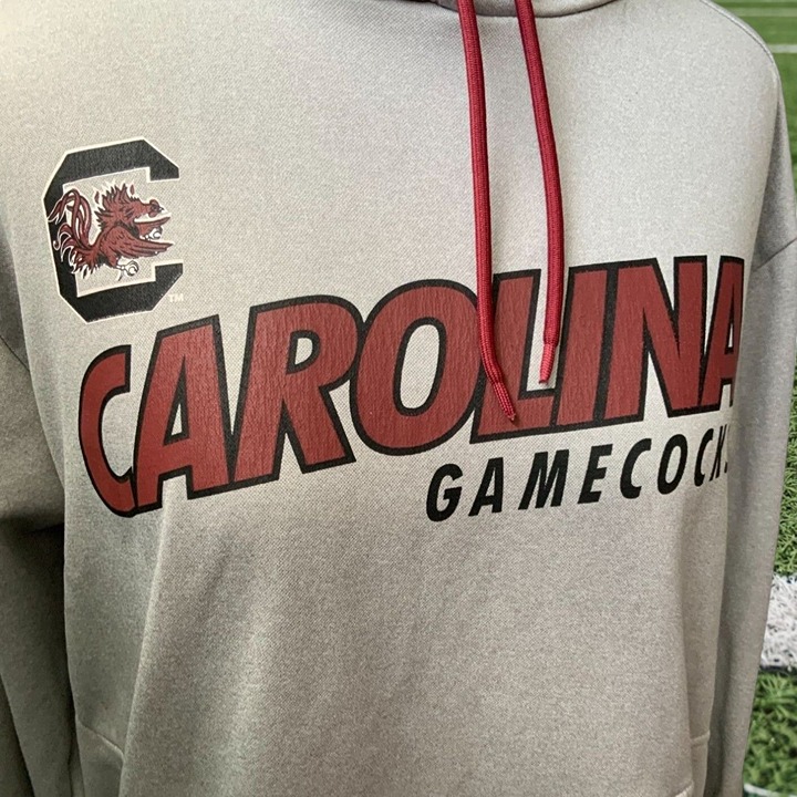 University Of South Carolina Gamecocks Hoodie Champion Grey Red Black Woman M