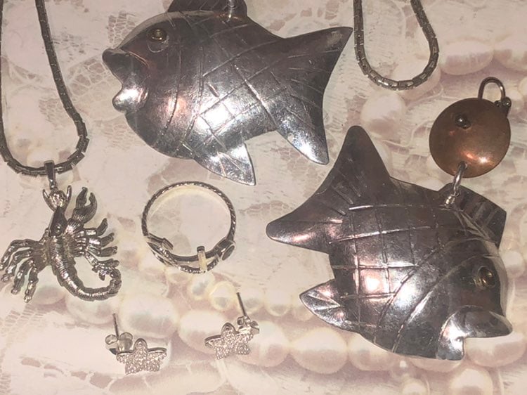 Vintage Silver Ocean Jewelry