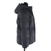 Madewell Chevron Puffer Black Hooded Zip-Up Packable Jacket XXS Primaloft Coat
