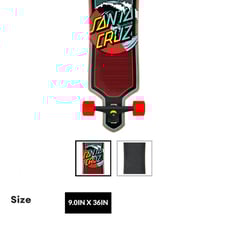 Santa Cruz Dropthrough Longboard