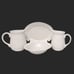 Gipson 72oz Pitcher/ 13 Platter 9 Round Vegetable Bowl Dinnerware Servinware
