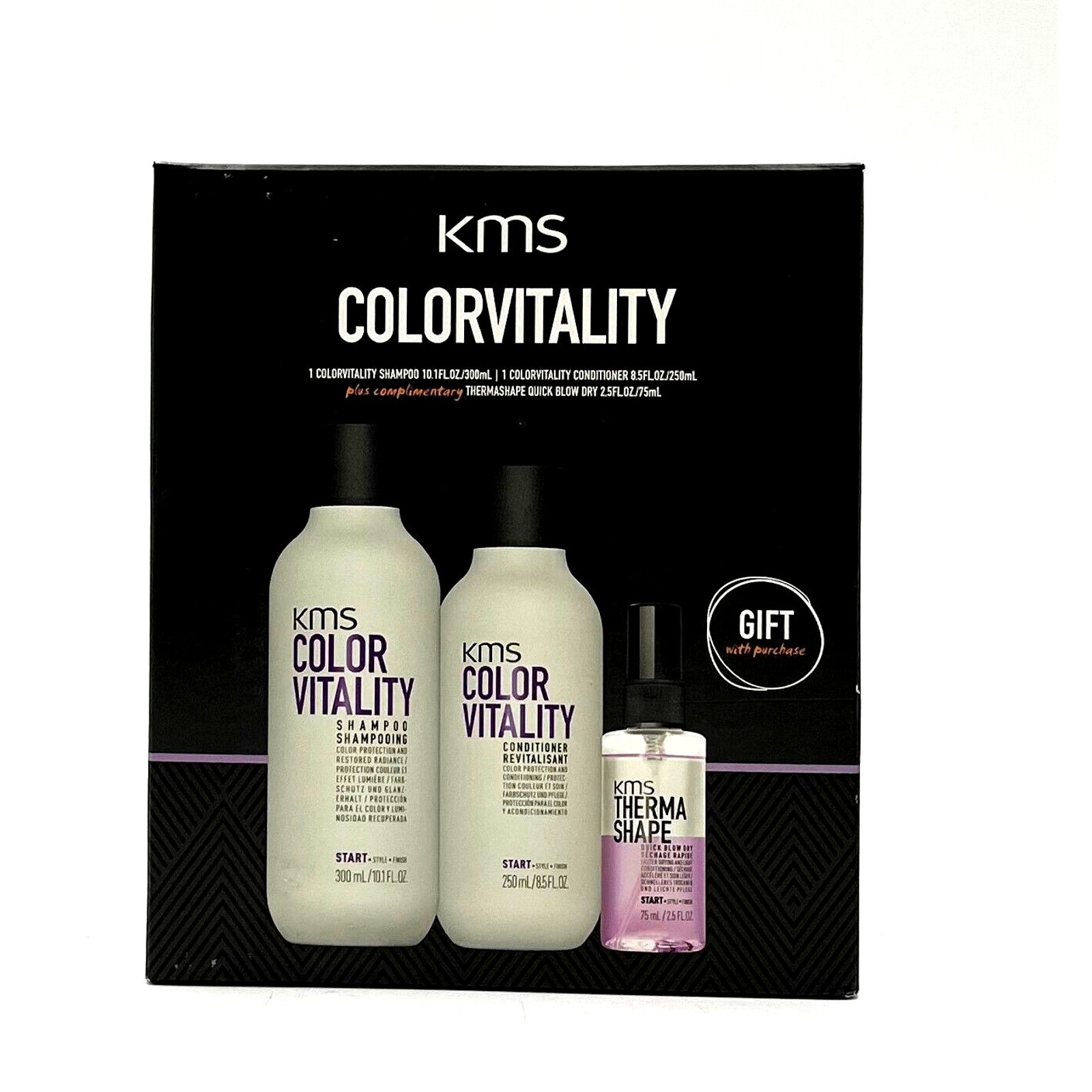 kms Color Vitality Holiday Gift Set(Shampoo/Conditioner/Blow Dry Mist)