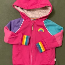 Little Bird 2/3 Rainbow Hoodie