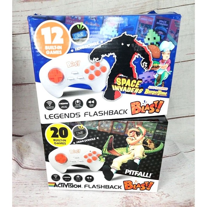 At Games Legends & Activision Flashback Blast Lot of 2 HDMI Built In Games