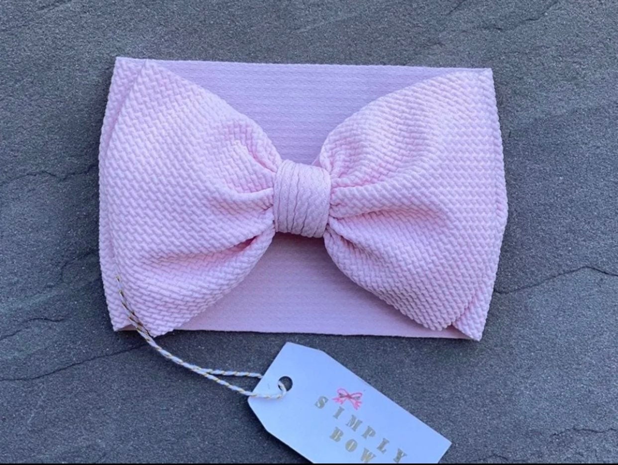 Newest 8 HeadWraps Easter/white/dustyrose/pinkcream