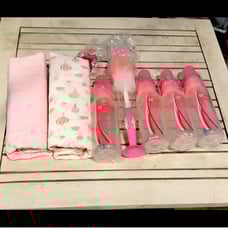 (price firm) Dr Brown’s Newborn Baby Girl Bottle Bundle NWOT