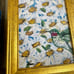 Framed Daisies & a Hummingbird gold embellished by the artist, me!