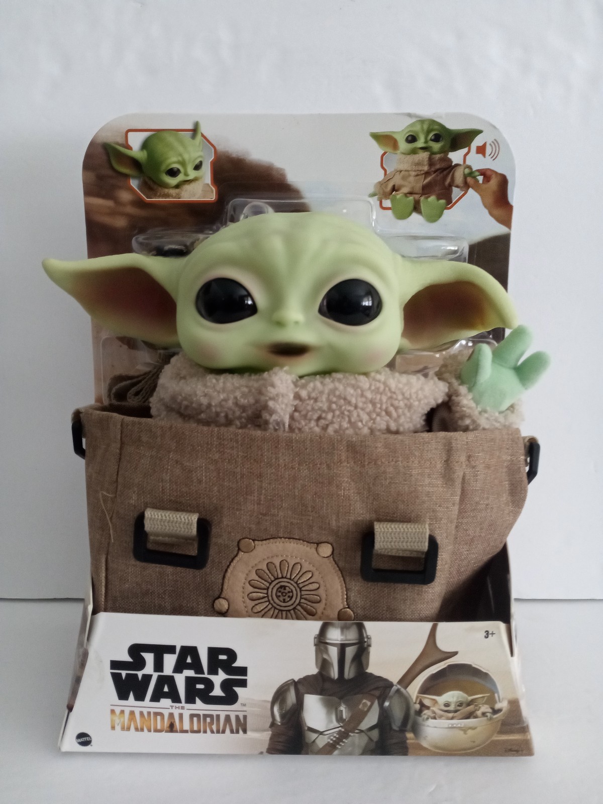 Star Wars The Mandalorian The Child 11 Talking Grogu Plush w Shoulder Bag