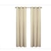 Thermalogic Weather Cotton Fabric Grommet Top Panel Pair - 80x84 - Natural