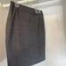 Ann Taylor Grey Pencil Skirt Size: 4P