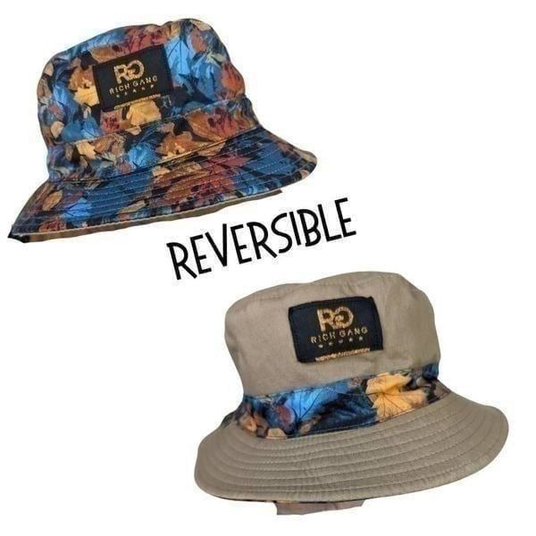 Rich Gang Multicolor Reversible Floral Vibrant Bucket Hat Streetwear