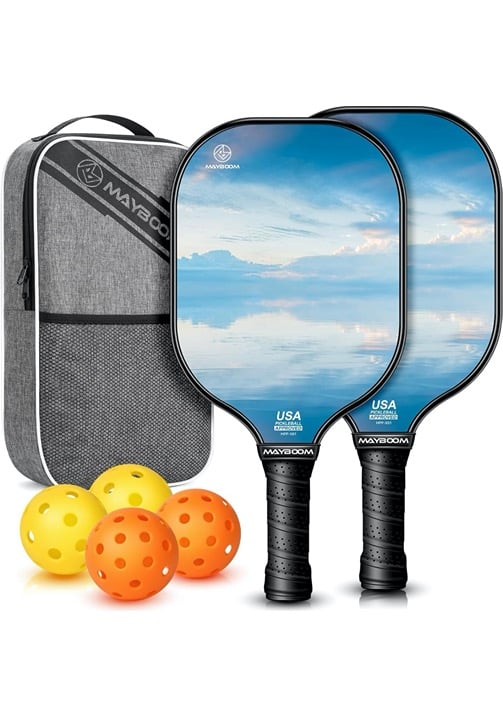 Pickleball Paddles Set of 2 USAPA Approved (CFS) Pickleball Racket 2 Pack Pickle