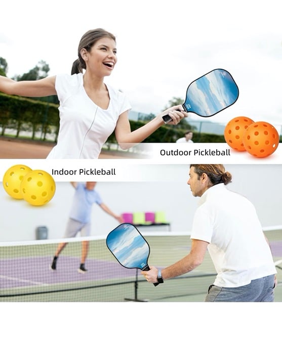 Pickleball Paddles Set of 2 USAPA Approved (CFS) Pickleball Racket 2 Pack Pickle